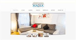 Desktop Screenshot of apartmani-matea.com